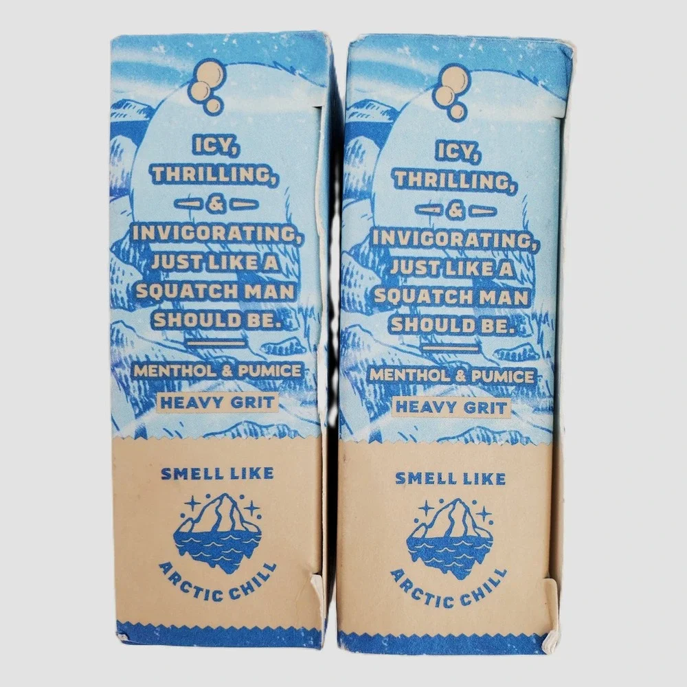 Dr Squatch Polar Rush Limited Edition Mens Natural Soap 5oz Heavy‎ Grit 2 Pack